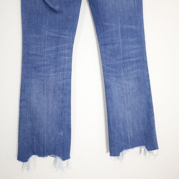 Madewell Size 23 Cali Demi-Boot Jeans Destructed-Hem Edition Style H5900 - Picture 10 of 11